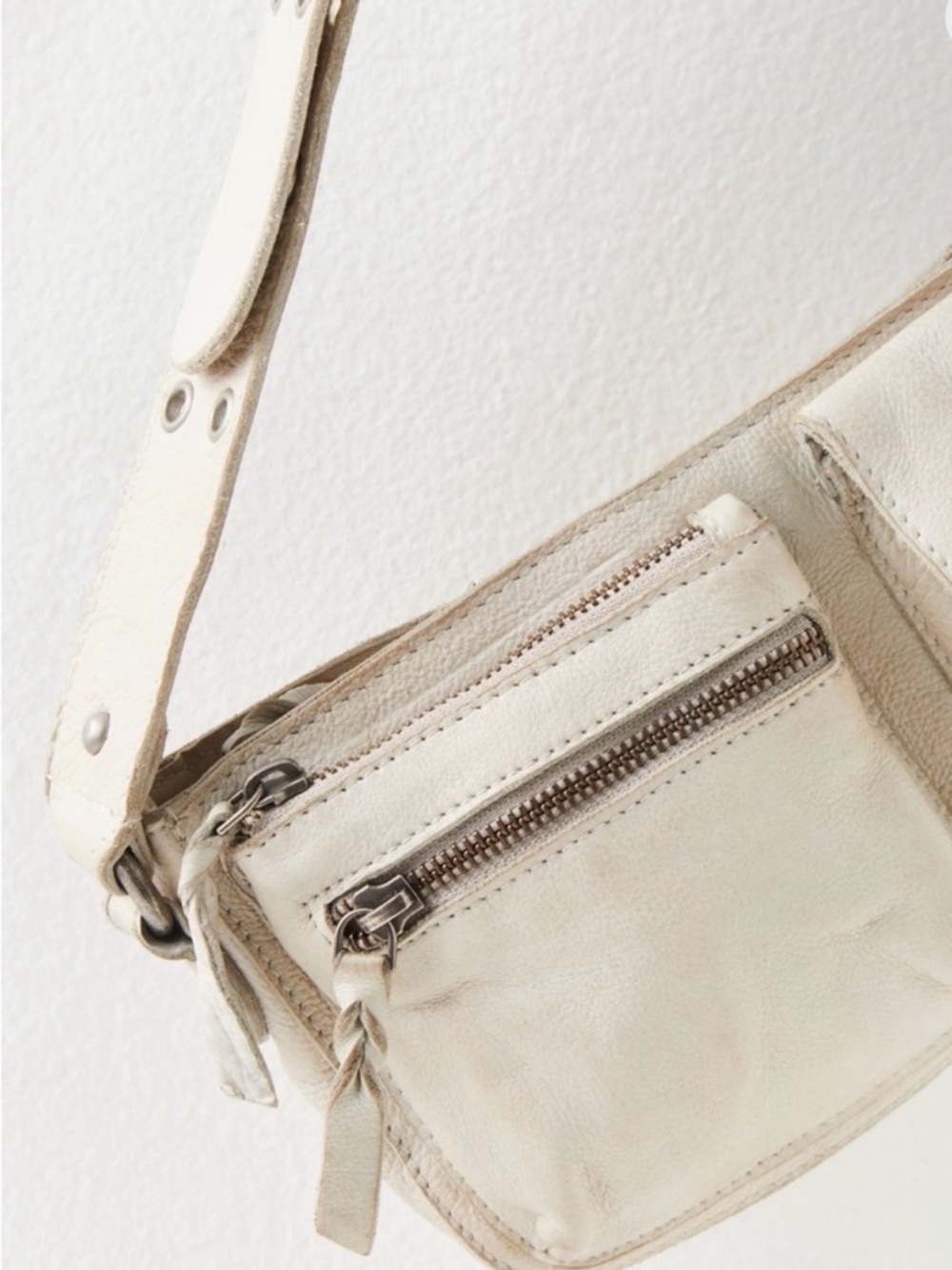 Free People Wade Sling Bag Light Gray - Picture 3 of 14